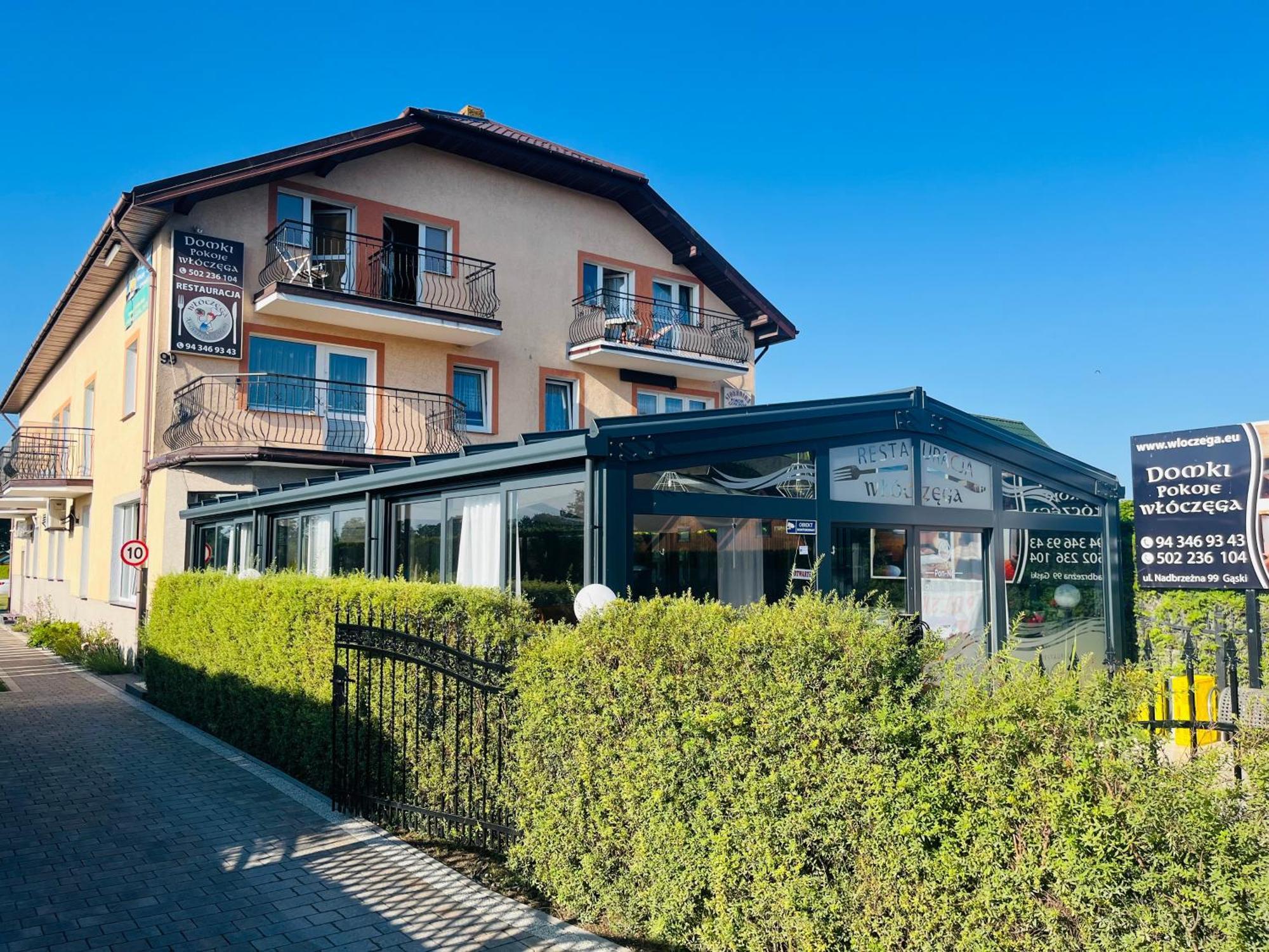 Domki, Apartamenty i Restauracja Włóczęga Gąski Zewnętrze zdjęcie